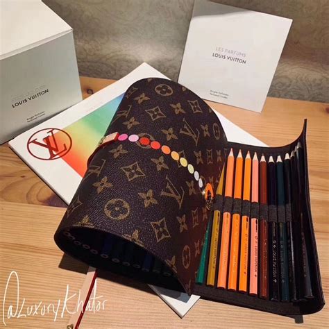 louis vuitton diary pen|louis vuitton colored pencils.